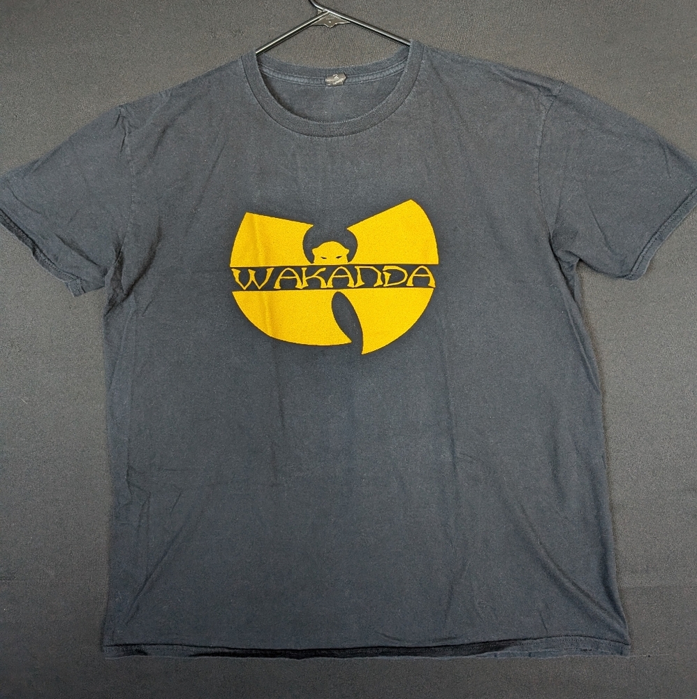Wakanda Wu-Tang T-Shirt, Men's Size XL Marvel, Custom Tee, Black